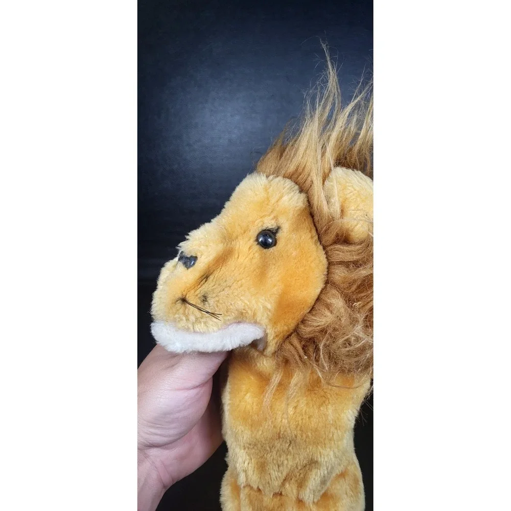 Vintage Driver Pebble Beach Lion Plush Golf Club Head Cover Cool Retro
